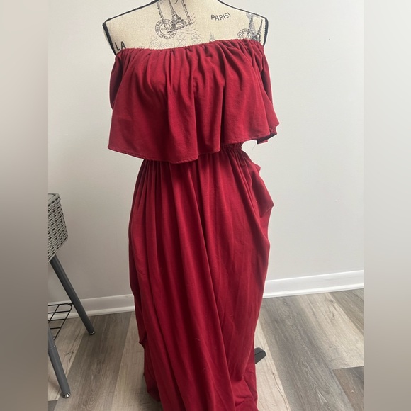 Off-the-Shoulder Dress with Pockets! - Picture 2 of 15